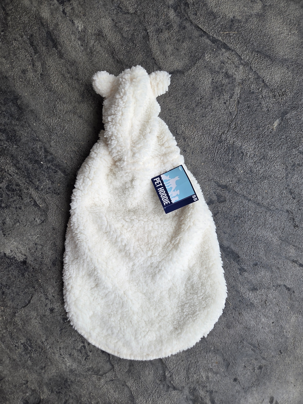 Cozy Cream Sherpa Pet Hoodie - Plush Dog Hoodie